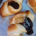 たにたーに's cooksnap of when they made HBで♡とろけるスモア風チョコパン.