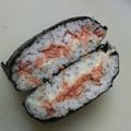 サーフブレイド's cooksnap of when they made 子供が大好き鮭チーズおにぎらず.