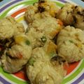 あゆたっくん's cooksnap of when they made レンジで簡単！豆腐のヘルシー五目茶巾.