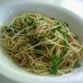 とっちゃん♪'s cooksnap of when they made すぐできる！かいわれとツナのパスタ☆.