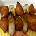 かり1985's cooksnap of when they made 魚焼きグリルで・焼き鳥(ささみ&白ねぎ).