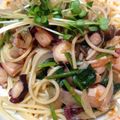 ほのんこまま's cooksnap of when they made 絶品♡タコとアンチョビのオイルパスタ.
