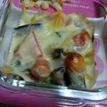 たべたべこ's cooksnap of when they made ナスにオクラ、野菜なんでもオーブン焼き.