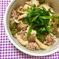 ふたごゆき's cooksnap of when they made 簡単に豚丼キノコ添え♪.