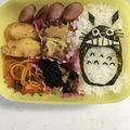 バルタンママ's cooksnap of when they made トトロ ネコバス キャラ弁.