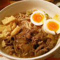 クックVNSB48☆'s cooksnap of when they made 生醤油の冷やしとろろ牛しゃぶうどん.