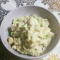 鈴まゆ's cooksnap of when they made 雑穀米で☆海老とアボカドの豆乳リゾット.