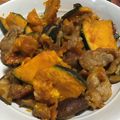 28mama♡'s cooksnap of when they made 簡単★かぼちゃと豚小間のコチュジャン炒め.