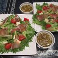 ジョングレ's cooksnap of when they made 生ハム、ナッツ、チーズの巨峰サラダ♡.