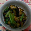 ひめは8's cooksnap of when they made ナス　小松菜　油揚げの蒸し炒め.