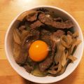 yu7☆'s cooksnap of when they made 簡単☆一人暮らし女子の牛丼.