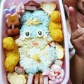 弘貴の嫁さん's cooksnap of when they made ♪キャラ弁♪ヒミツのここたま♪オシャキ♪.