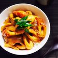 ｍａｒしゃん's cooksnap of when they made お蕎麦屋さんのカレー丼（ちくわ入り）.