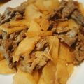 koara☺'s cooksnap of when they made 豚肉とじゃがいもの味噌マヨ炒め♪.