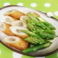 みっくママ's cooksnap of when they made 【簡単】ごぼう天とアスパラのお浸し.