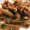 聖剣伝説2's cooksnap of when they made 簡単おつまみ☆こんにゃくのコショウ炒め.