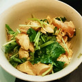 カビル's cooksnap of when they made 鶏ササミとみつ葉のわさび和え.
