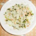 白いぐれーぷ's cooksnap of when they made 鮭と小松菜の簡単チャーハン✨.