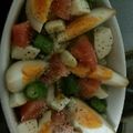 ma___111's cooksnap of when they made 煮玉子と豆腐のサラダ・麺つゆ仕立て.
