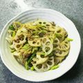 ルージュママ's cooksnap of when they made 豚肉とアスパラ、蓮根の味噌炒め.