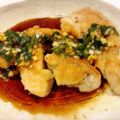 あっぴー♤'s cooksnap of when they made 鶏むね肉◆青じそとネギの甘酢ダレ◆.