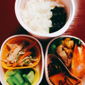 yesmama's cooksnap of when they made えのきと人参と糸こんにゃくの明太子和え.