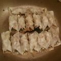 くまモン頑張れ's cooksnap of when they made 簡単！子供と作るホットプレートで棒餃子！.
