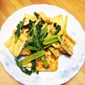 いなぬ's cooksnap of when they made 厚揚げと小松菜のさっぱり和え.