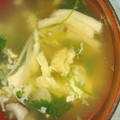 あかぷり's cooksnap of when they made 朝食にも♪ 簡単 えのき 卵の お吸い物.