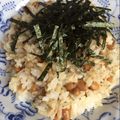 Lyon000's cooksnap of when they made 南高梅干しと納豆の和風チャーハン.