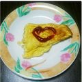 heme☆'s cooksnap of when they made 超簡単☆チーズオムレツ.