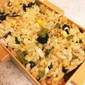 クックQR2QU4☆'s cooksnap of when they made まかない飯。「野沢菜漬けチャーハン」.
