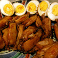 52週間's cooksnap of when they made お弁当に♪手羽中とうずら卵のさっぱり煮.