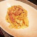 mizmiz☆'s cooksnap of when they made 生クリーム不要☆豆乳でカルボナーラ.
