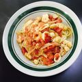 Ridergeek's cooksnap of when they made トマトシーフードパスタ.