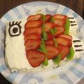 Eye candy's cooksnap of when they made ★子供の日★こいのぼりケーキ.