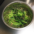 カジハルハル's cooksnap of when they made ☆簡単すぎる小松菜と茗荷のじゃこ和え☆.