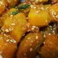 TeddySao's cooksnap of when they made 簡単かぼちゃのごま味噌あえ♪.