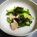 卯月のうさぎ２０１４'s cooksnap of when they made きゅうりとささみのごま酢和え☆.