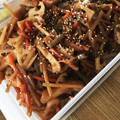 うまい〜を求めて！'s cooksnap of when they made さつま揚げとたっぷり根菜のキンピラ★.