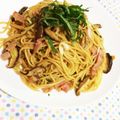 moonmon's cooksnap of when they made 簡単☆激ウマにんにくと大葉の和風パスタ.