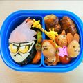 nanamaze's cooksnap of when they made 仮面ライダー エグゼイド L2 キャラ弁.