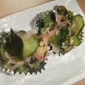 きらり流れ星's cooksnap of when they made きゅうりとワカメとミョウガの酢の物＊.