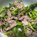 バァビィ's cooksnap of when they made 空芯菜と新玉ねぎの温しゃぶサラダ.