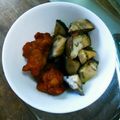 umizora's cooksnap of when they made なすとやわらか若鶏から揚げのしそおろし.