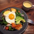 古川ママ's cooksnap of when they made パンサラダで朝ごはん.