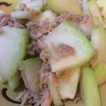 chieママ's cooksnap of when they made とうがんとシ一チキンの炒め煮.