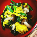 ｒｏｓｅｂｏｏ２'s cooksnap of when they made 菊花とほうれん草のお浸し.