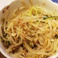 ✩mari✩'s cooksnap of when they made もやしとエノキとキュウリのナムル.