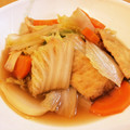 クックKaiママ's cooksnap of when they made ふわふわ油揚げと白菜の煮物.